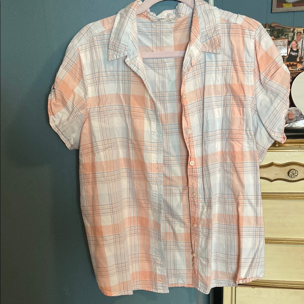 Men's Plaid Short Sleeve Shirt